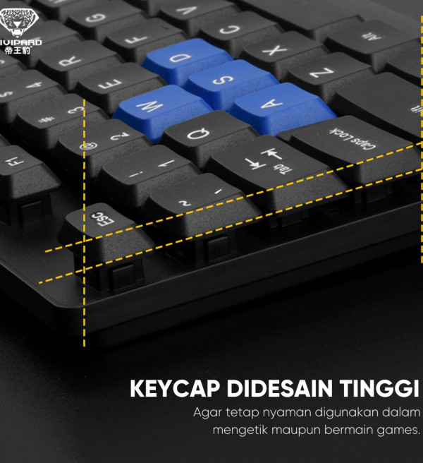 Keyboard Gaming Kabel Divipard D350