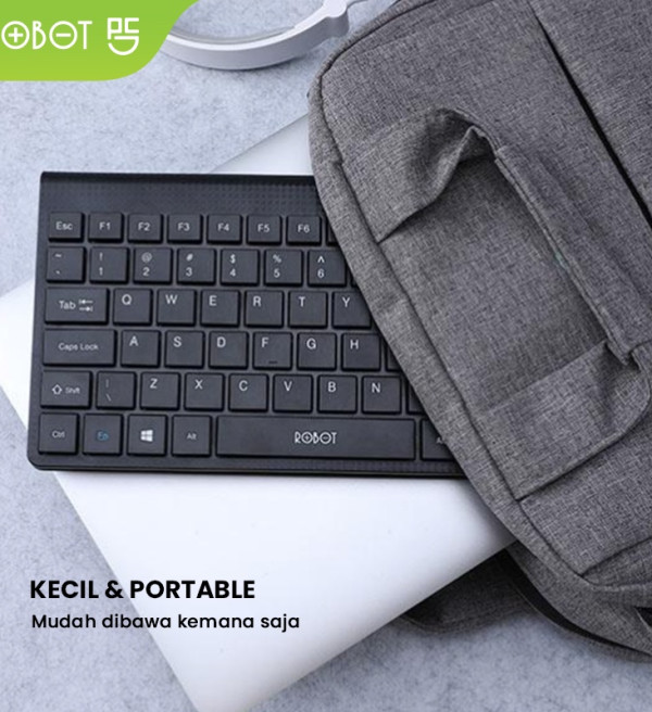 ROBOT Portable Mini Wired Keyboard RK10